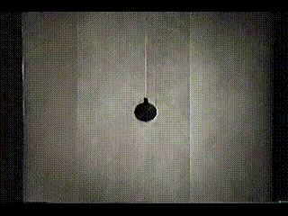 Propagating internal waves in a tank