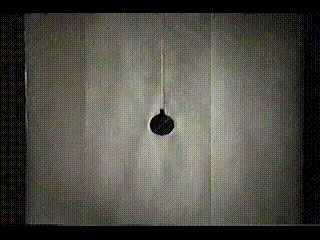 Evanescent internal waves in a tank