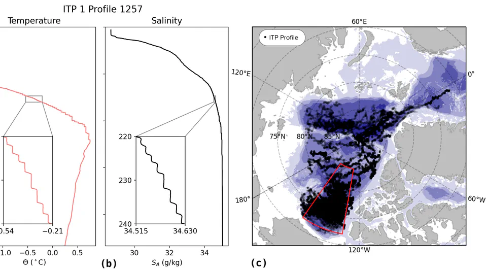 Thermohaline staircases in the Arctic Ocean - Detection, evolution, and interaction